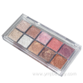10 colors Private Label Makeup Eyeshadow